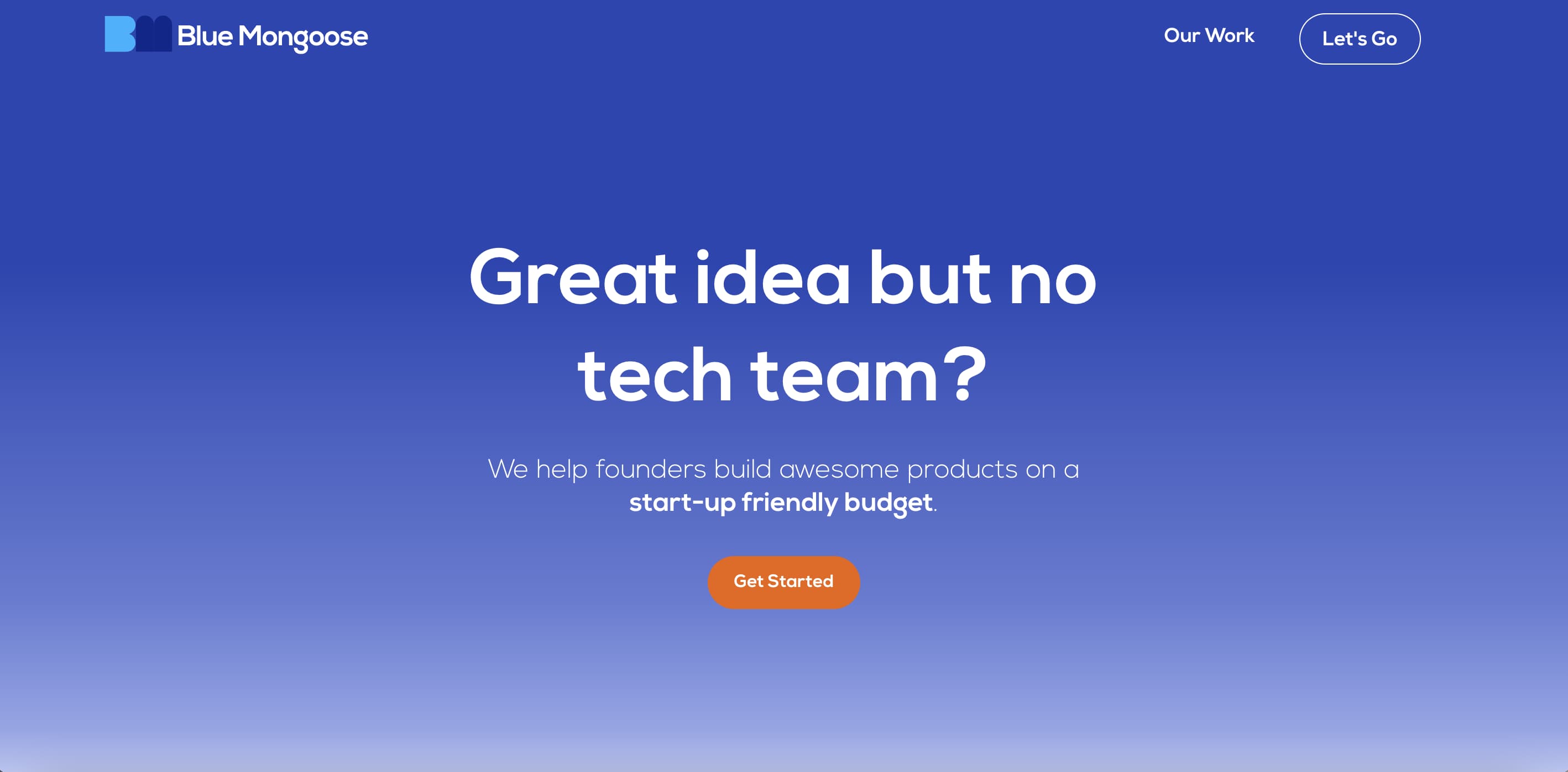 The Blue Mongoose website