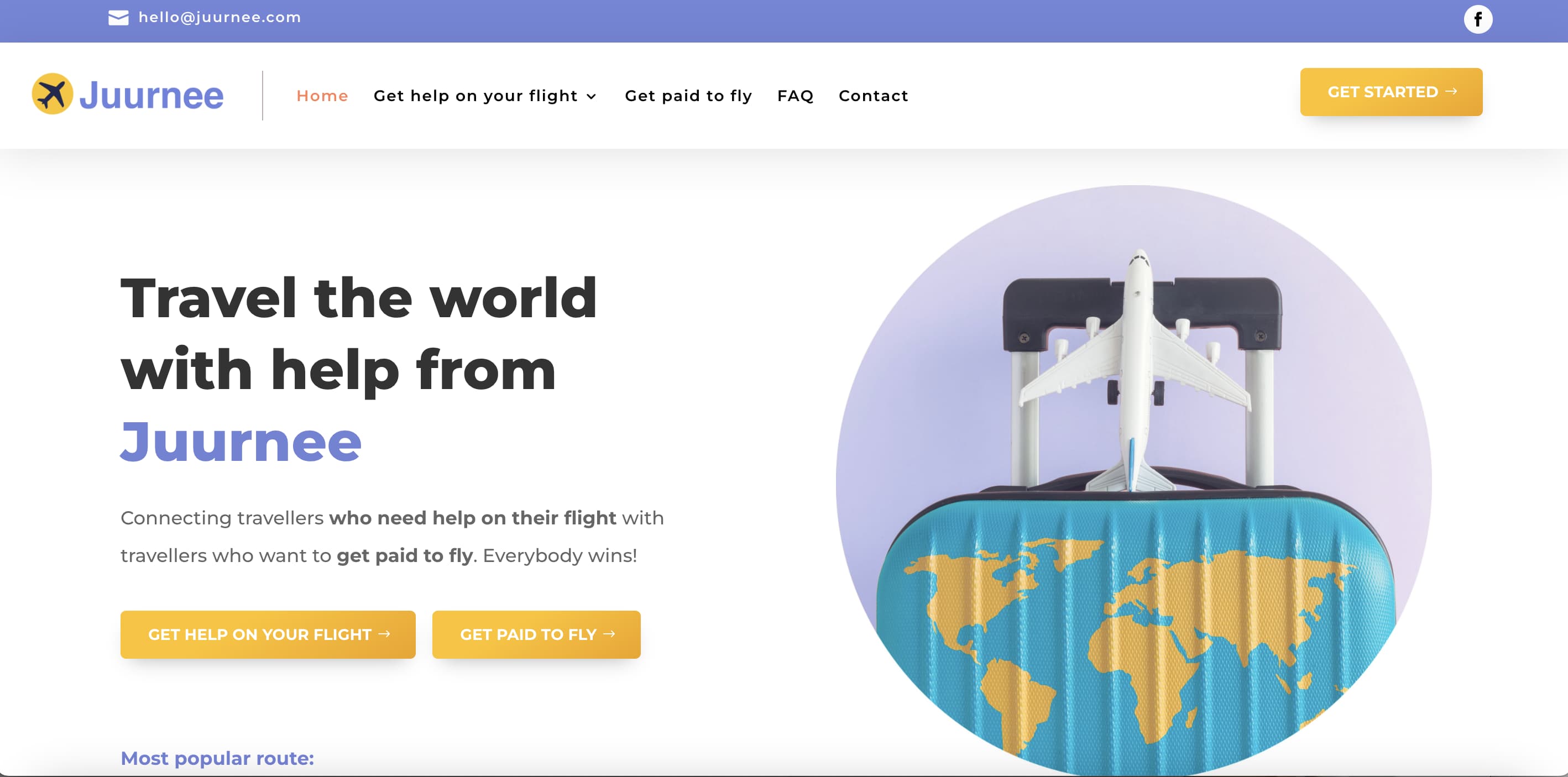 The Juurnee website